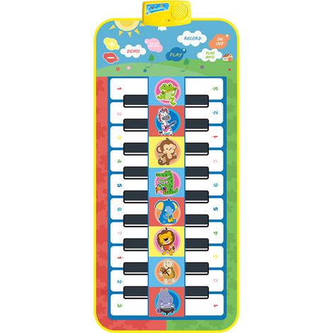 Multifunktionale Lernspielmatte mit akustischem Klavier, automatische Musik- und Tanzmatte, Spielmatte für Kinder, Spaß (1/5)