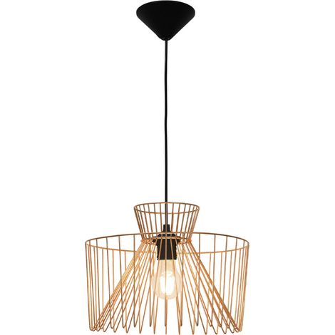 Eclairage de plafond moderne Glascow XL 120cm réglable métal doré compatible LED (1/4)
