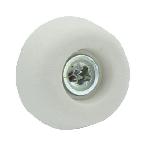 SOTTOSEDIA A CONO CON VITE BIANCO 25 MM CONF 8 PZ- PLASTIMETAL- 20,0 confezione