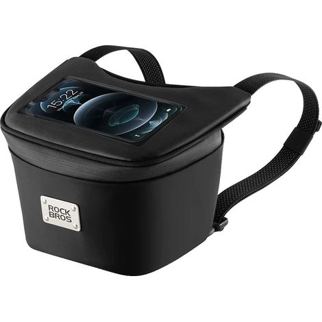 Borsa anteriore per moto, impermeabile, compatibile con touchscreen, 2 litri (1/2)