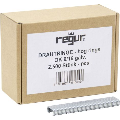 Regur 60724 Drahtringe 2500 St. Abmessungen (L x B) 16 mm x 8 mm (1/5)