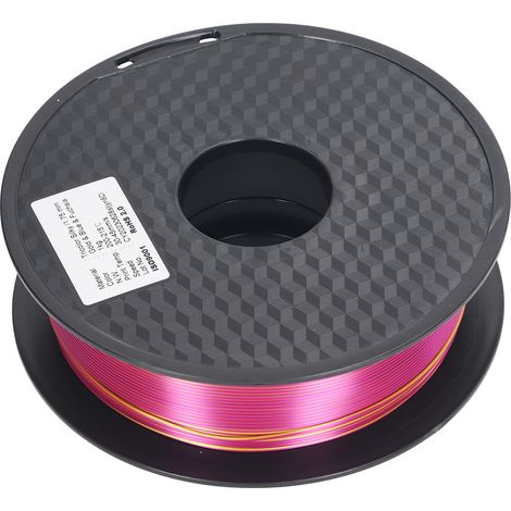 Filament PLA 3D 1.75mm tricolore, matériau d'impression consommable pour imprimante 3D, DIY, bobine multicolore, qualité premium, précision dimensionnelle. (1/5)