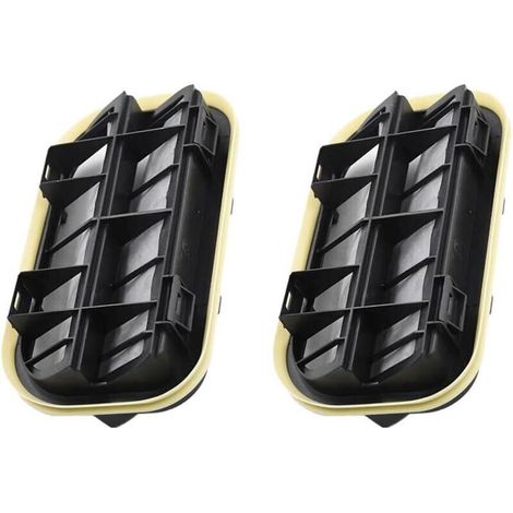 Volet d'aération de pare-chocs arrière compatible avec Mercedes Benz W117 C117 X117 CLA X156 GLA Classe A W169 W176 Classe B W245 A1768302700 (2 pièces)