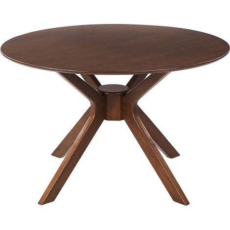 Dining Table TYMIS Dark Mahogany 120 cm 120 cm (1/5)