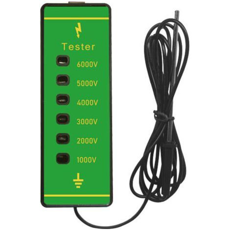 ABS Electric Voltage Tester Fence Digital Fence 1000V-6000V Current Meter (1/5)