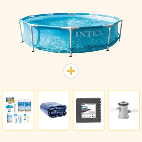 Intex Piscine Tubulaire Ronde - 305x76 cm - 5-pièces S59 (1/5)