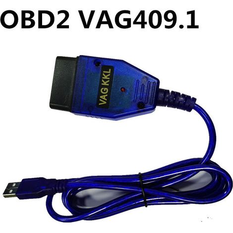 Herramienta de diagnóstico para Audi A2, A3, A4, A6, A8, Q7, TT, S3, S2, 80, 409, 100, OBD2, Vag409.1, cable USB 200