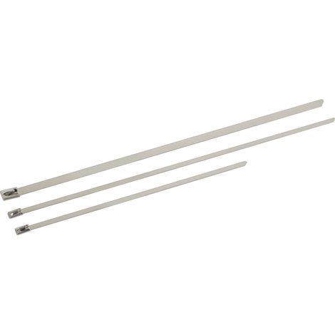 Fascette in acciaio inox, set 20 pz - 4,7x200 mm (1/5)