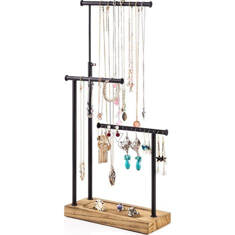 Extra High 3-Tier Jewelry Stand – Organizer for Necklaces and Jewelry, Elegant Display Stand, Gift Idea (1/5)