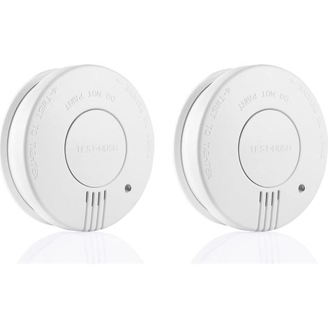 Smartwares Set di 2 rivelatori di fumo - Sensore ottico - Durata 10 anni - Batteria sostituibile 5 anni - Pulsante di test - 85 DB - FSM-11517 (1/5)