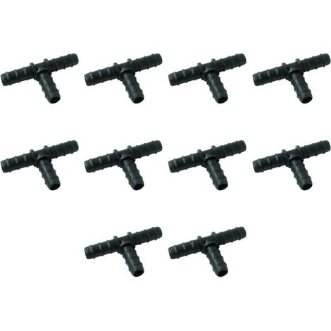 20 mm schwarzes Tropf-T-Shirt (Packung x 10) Exclusives Angebot (1/2)