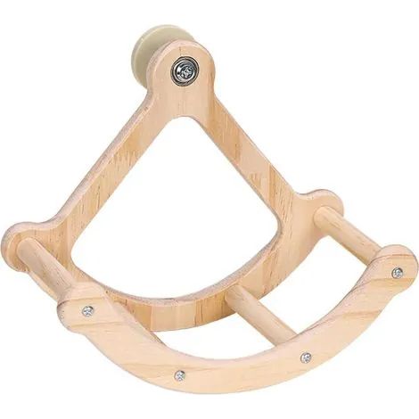 Roue d'exercice résistante pour oiseaux, accessoire de jeu amusant pour stimuler mentalement les perroquets (1/3)