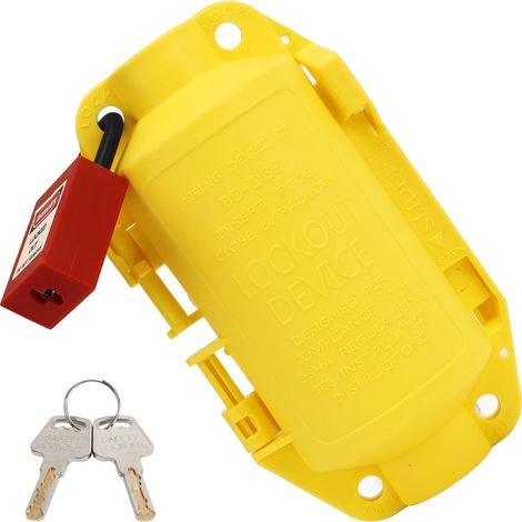 Dispositif de Sécurité pour Prises Électriques Industrielles, Cadenas de Prise Universel pour Équipements (1/5)