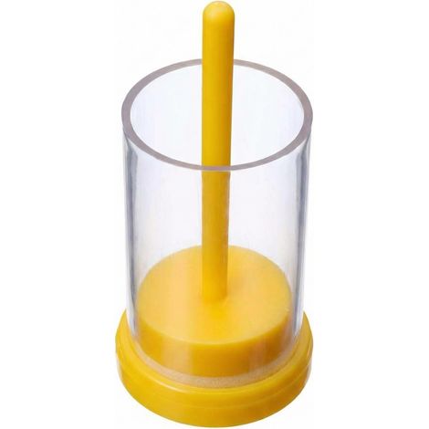 Queen Bee Kit de marquage en plastique pour apiculture Jaune transparent