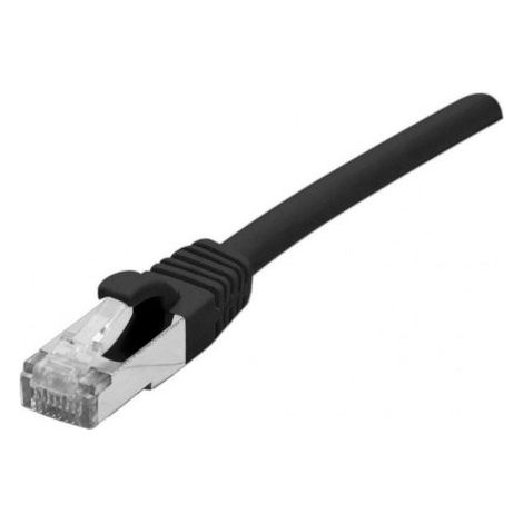 divers Cordon RJ45 CAT 6A S/FTP TPE écologique snagless noir certifié GRS - 1 m (ECF-854548)
