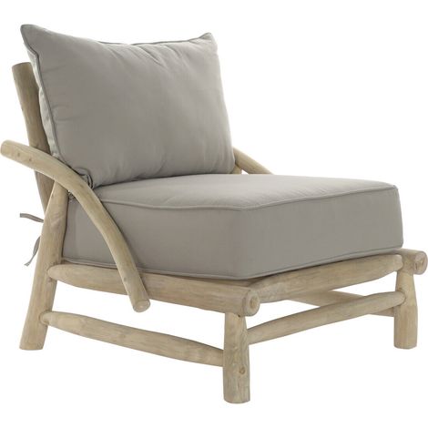 Butaca Teca Poliester 82X80X73 Gris Claro (1/5)