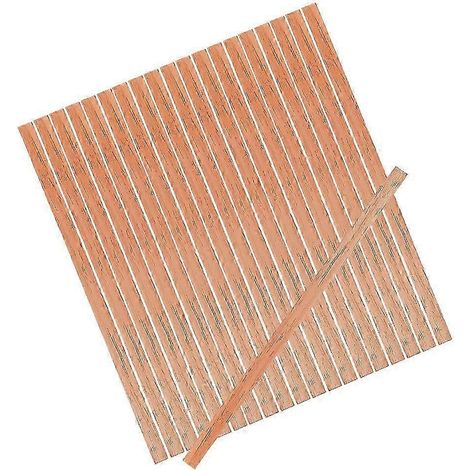 Allume‑feu en bois de cèdre, lot de 40 bandes à allumage rapide, pour barbecue, fumage, cheminée, améliore la saveur 24×1×0,1 cm (1/5)