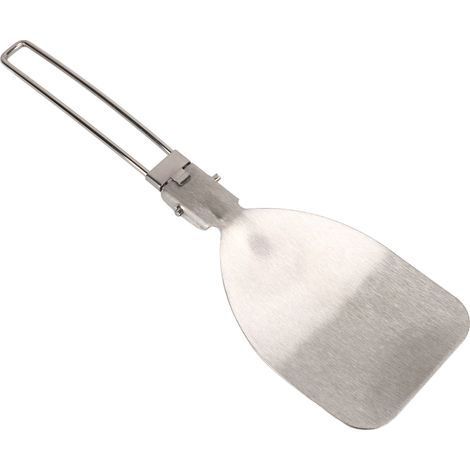 Spatule de camping pliable en acier inoxydable, légère et compacte pour barbecue et pique-nique en extérieur (1/5)