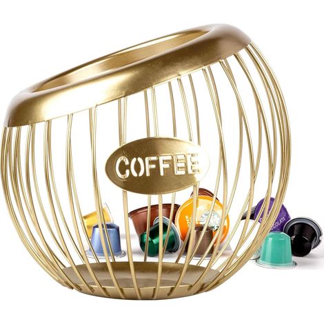 Organisateur pour capsules de café, pour plan de travail de cuisine, bar à café, bureau ou hôtel.-AquaForge (1/4)