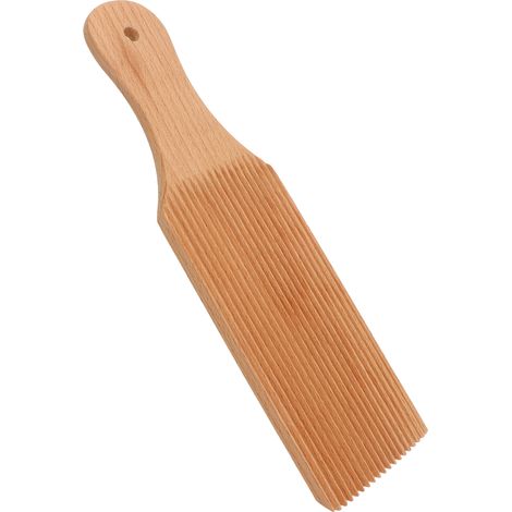 Planche à gnocchis en hêtre, Surface lisse, rouleau léger et pratique pour une forme parfaite (1/5)