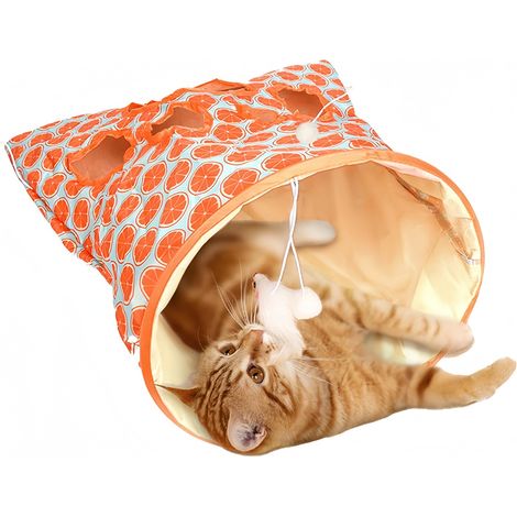 REZEA Sac de jeu de jouets pour chat (1/4)