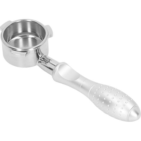 Portafiltre Nu 54mm pour Machine à Café Breville Série 8, Filtre Bas Sans Fond Argenté (1/5)