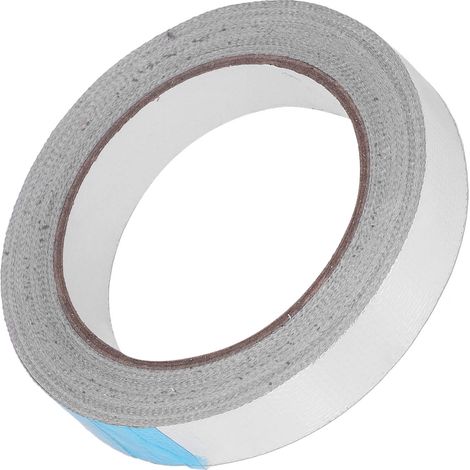 Aluminiumfolienband, hitzebeständig, silberfarben, für Reparatur und Isolierung von Lüftungskanälen, 20 Meter lang, 20 mm breit (1/5)