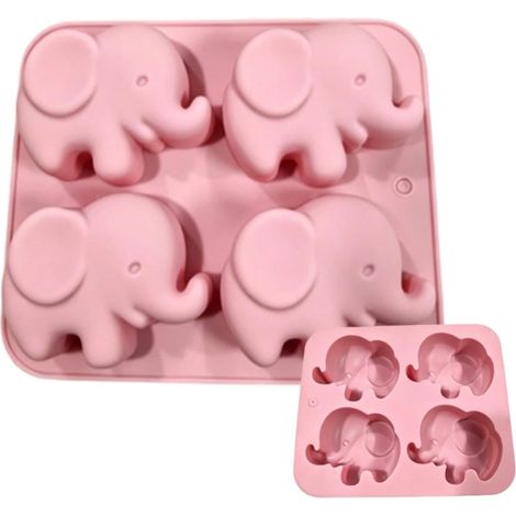 Moule en silicone pour pâtisserie – Motif éléphant mignon – Démoulage facile – Moule amusant (1/5)