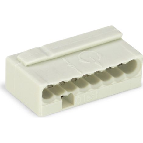 Connecteur rapide micro 8 x 0,6-0,8 mm² gris clair 243-308 /paquet de 50 pièces/