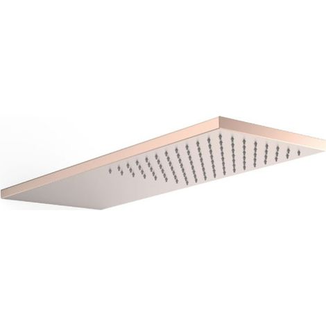 Pommeau de douche mural Or Rose Mat 24K - TRES 29990302OPM (1/2)