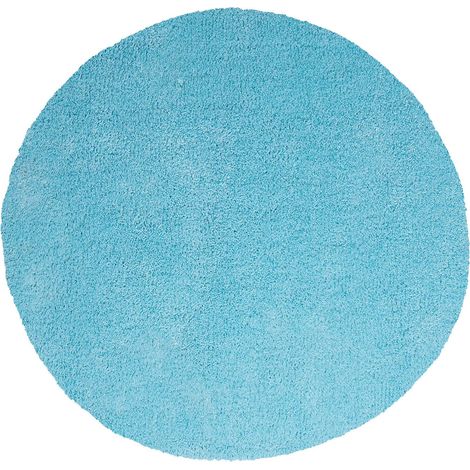 Shaggy-Teppich DEMRE Hellblau ø 140 cm (1/5)