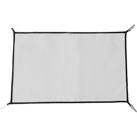 Tapis de protection ignifuge pour barbecue et réchaud de camping, idéal pour les foyers extérieurs (tente, etc.). (1/5)