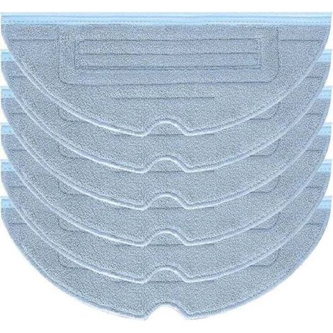 6pcs Serpillière pour Roborock S7 Pro Ultra S7 MaxV Ultra S7 Plus S7 Max Pièces de Rechange Accessoires pour Roborock S7 T7s T7s Plus Robot Aspirateur (1/5)