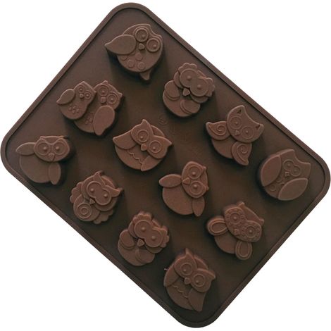 Moule silicone 12 cavités antiadhésif pour muffins, gâteaux, savons, cupcakes et gelée. (1/5)