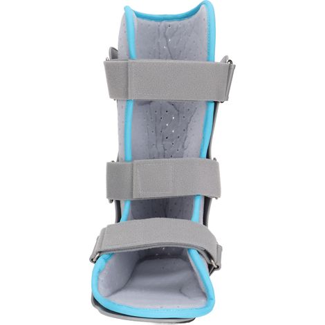 Attelle de cheville respirante pour fracture, maintien stable, protection entorse, fixation fiable, taille unique, noir (1/5)