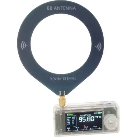 Kompatibel mit dem SI4732 LSB Mini-Taschenradio, mit USB-Schnittstelle, AM/FM/AM-Radiofunktion, Antenne, Vollband-Radioempfänger und 1,9-Zoll-IPS-Bildschirm.