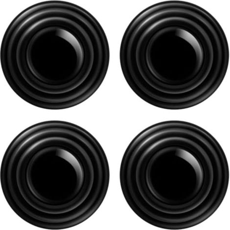 Sollbry 8 tiras de sellado para puertas de coche, aislantes acústicos y reductores de ruido (negro, 27 × 10 mm) (1/4)