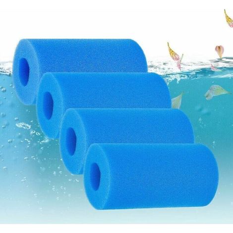 Éponge Filtrante Type A 1020cm,Mousse pour Filtre Piscine Reutilisable 4 Pcs,Filtre Éponge Cartouche,Filtre de Piscine en Mousse,Réservoir de Poissons Filtre Éponge,Eponge de Filtre pour Aquarium (1/5)