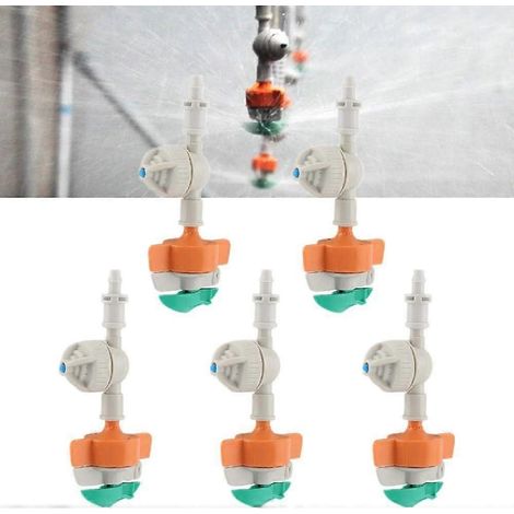5 PCS 360 Rotating Water Saving Spray Nozzles, Non-Slip Hanging Sprayer (1/5)
