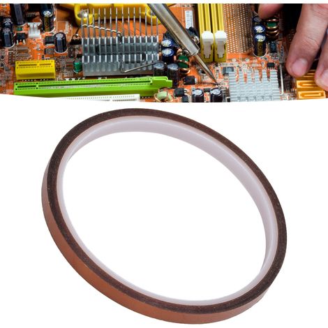 Braunes Isolierband für die Wärmeübertragung bei hohen Temperaturen in Batterien, verkauft in Packungen mit 10,5 mm Breite. (1/5)