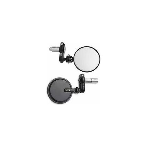 Universelle Motorradspiegel, runde, klappbare Seitenspiegel mit 3 Zoll Durchmesser für 22-mm-Lenker (1/5)