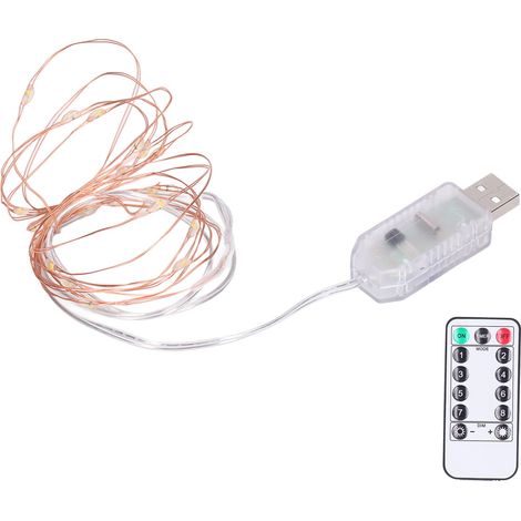 Guirlande LED 8 Modes Étoiles Suspendues avec Télécommande pour Déco Noël Intérieur Extérieur (1/5)
