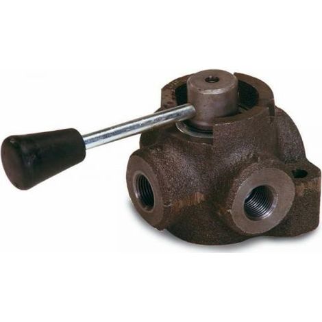 DEVIATORE DI FLUSSO 4 VIE OLEODINAMICA 3/8 IDRAULICO (34456)