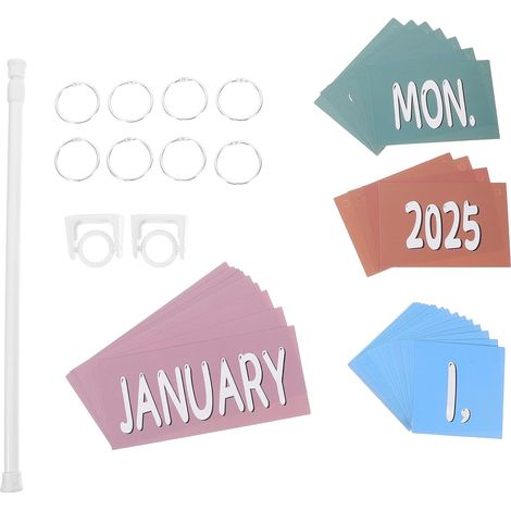 Calendrier pliable pour la classe, 1 exemplaire, papier adhésif (1/5)