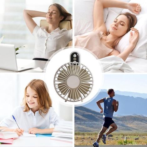 Ventilateur de poche, petit ventilateur portable pliable, accessoire portable pour un refroidissement rapide grâce à sa ventilation efficace. (1/5)