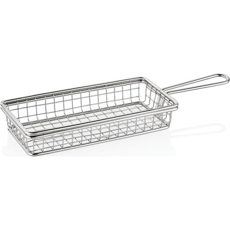 Panier de service en Acier au nickel-chrome L 215 mm l 110 mm H 40 mm - Was Germany