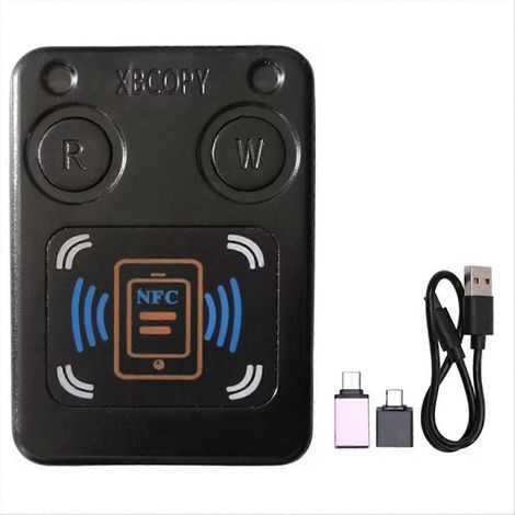 Copieur de lecteur/copieur de cartes à puce NFC RFID avec identification IC 13,56 MHz, 125 kHz, 250 kHz et 375 kHz duplicateur de jetons RFID sans contact (1/5)