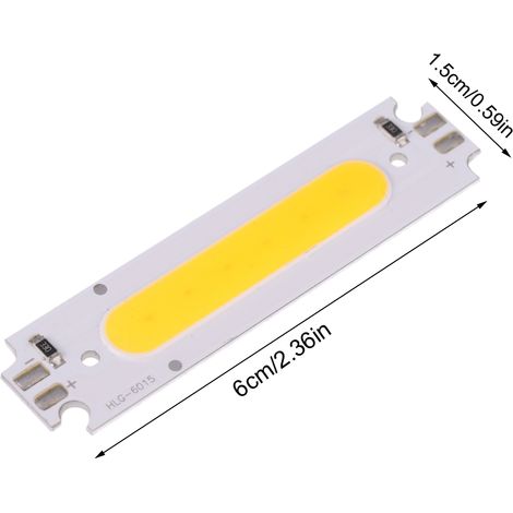10 Pièces COB LED 12V 2W Ampoule Éclairage DIY Lampe Blanc Chaud, Source Lumineuse pour Lampadaire (1/3)