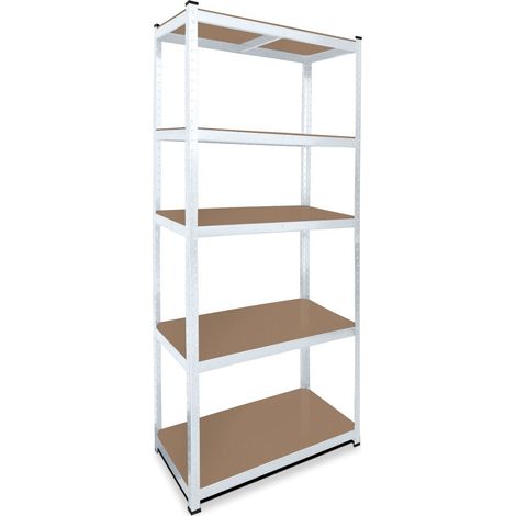 Lagerregal 180 x 90 x 40 cm Traglast 875 kg Regal Schwerlastregal Steckregal verzinkt (1/3)
