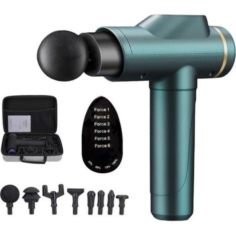 Massage Gun Upgraded Shoulder and Neck Massage Gun with 8 Massage Heads - Fei Yu (1/5)